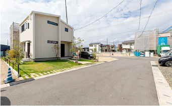 広々団地内6m道路