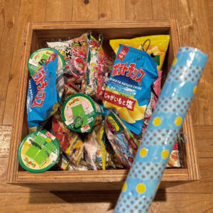 お菓子釣り