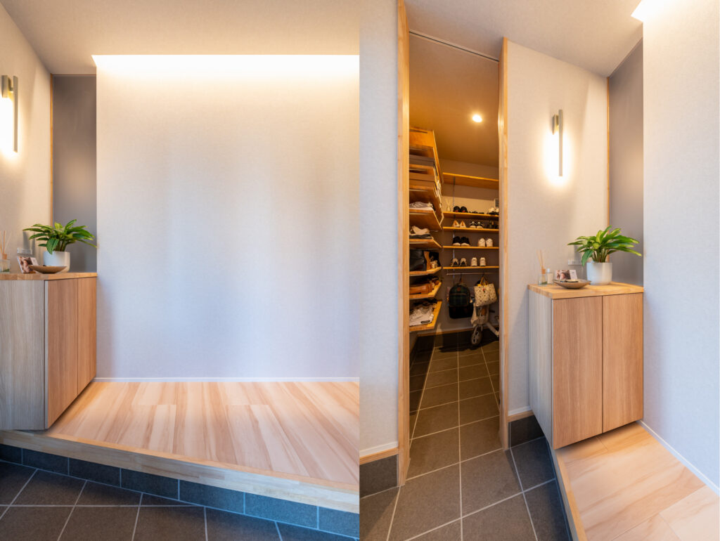 ミニマルな玄関
